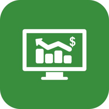 İllüstrasyon İş Grafiği Simgesi