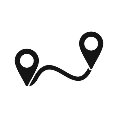 İllüstrasyon Rota Simgesi