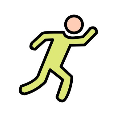 İllüstrasyon Runner Simgesi