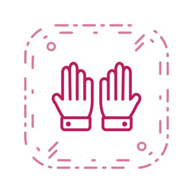 İllüstrasyon Eldiven Simgesi 