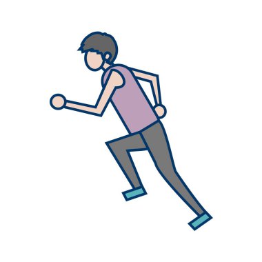 İllüstrasyon Runner Simgesi