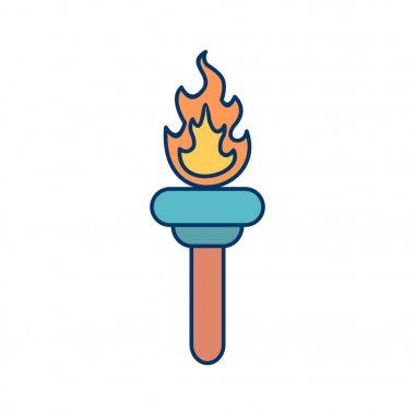 İllüstrasyon Olimpiyat Oyunları Simgesi