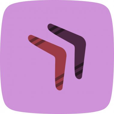 İllüstrasyon Bumerang Simgesi 