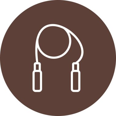 İllüstrasyon Atlama İp Ikonu