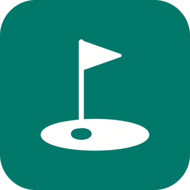 İllüstrasyon Golf Simgesi 