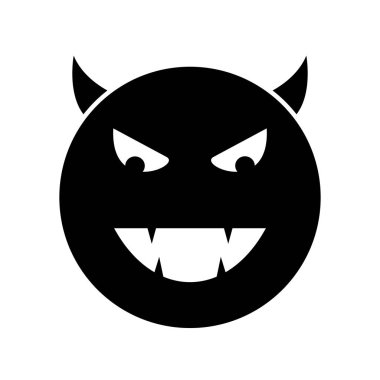 İllüstrasyon Şeytan Emoji Simgesi