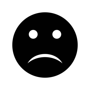 İllüstrasyon Üzgün Emoji Simgesi