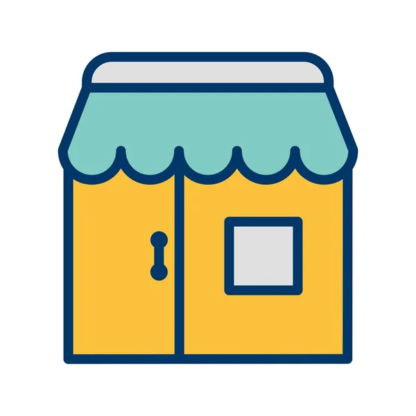 Illustration Shop-Ikone — Stockfoto
