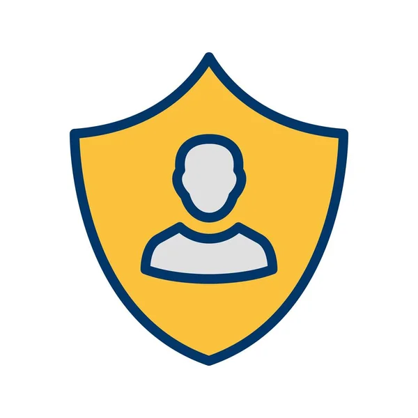 Illustration Business Protection Icon — Stock Photo, Image