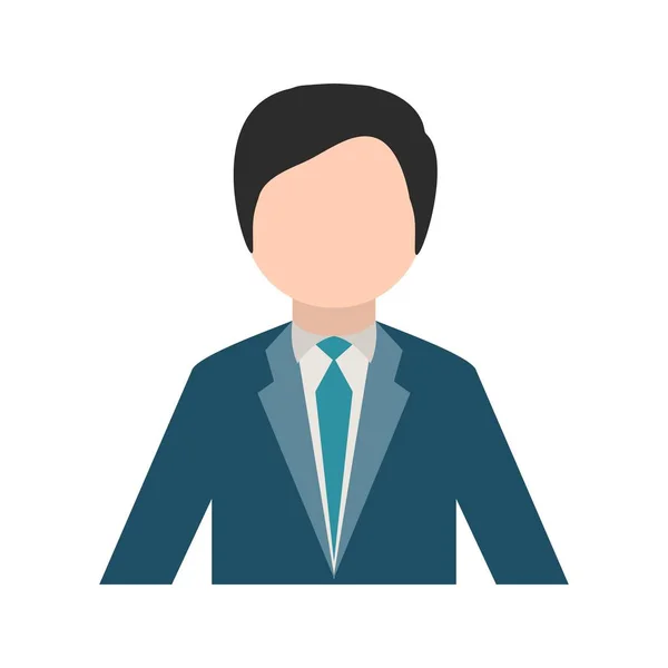 Illustration Businessman Icon — Stock Photo, Image