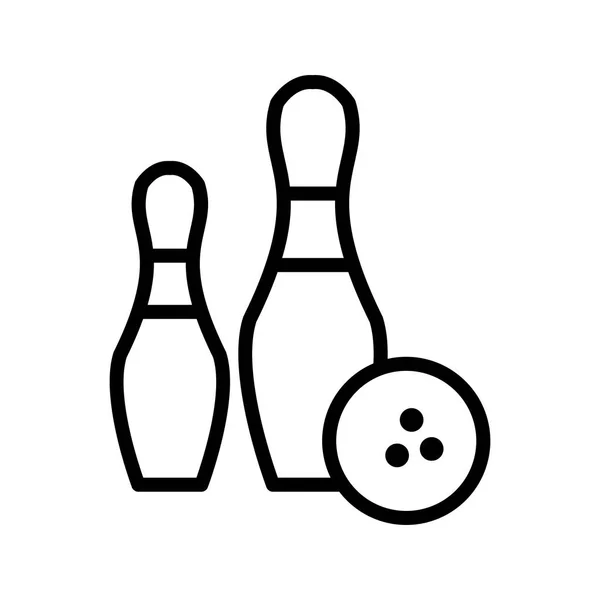 Illustration Bowling Icon — Stock Photo, Image