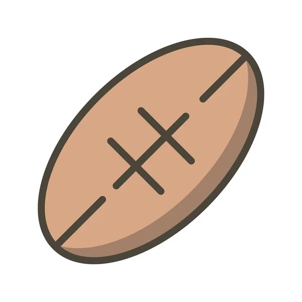 Illustratie Rugby icoon — Stockfoto