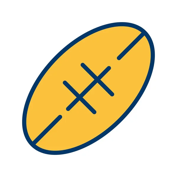 Illustration Rugby Icon — Stock Photo, Image