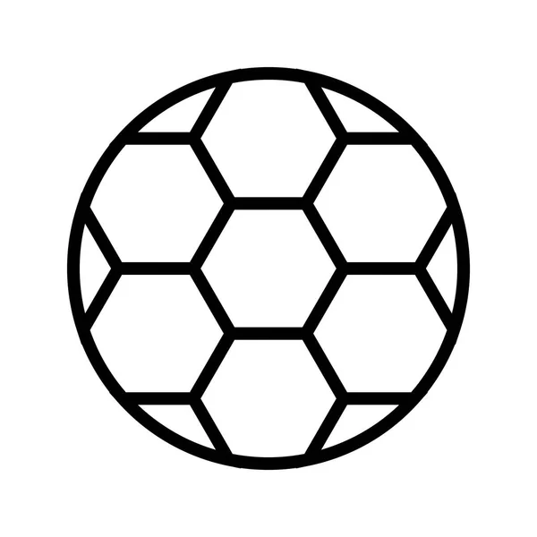 Ilustracja ikona piłki nożnej — Zdjęcie stockowe