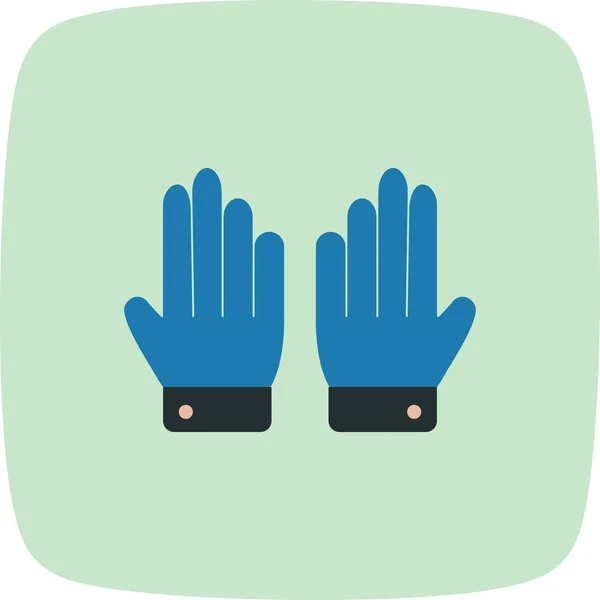Icono de guantes de ilustración — Foto de Stock
