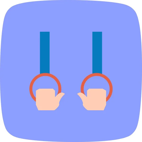 Illustration Gymnastics Icon — Stock Photo, Image