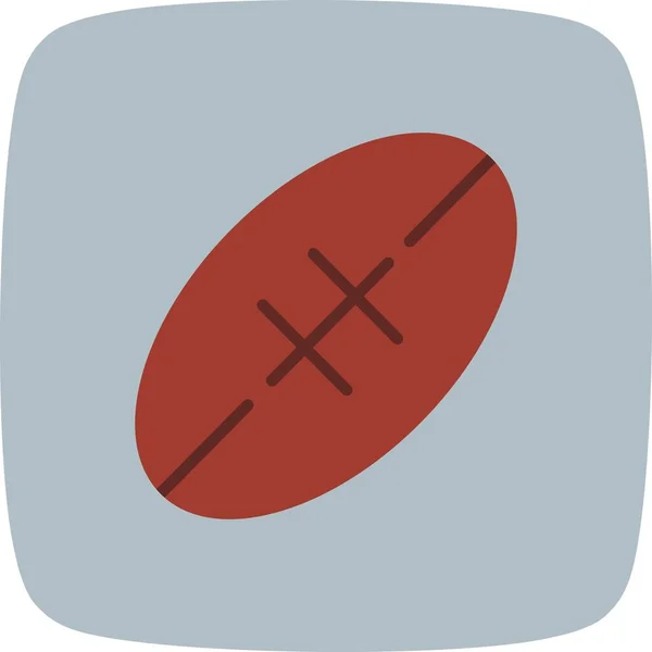 Icono de Rugby de Ilustración —  Fotos de Stock