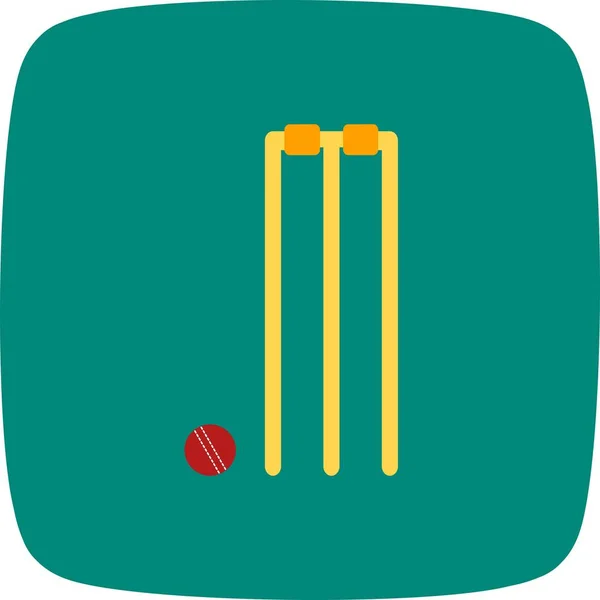 Illustration Cricket Icon — Stock Photo, Image