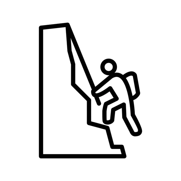 Illustration Climbing Icon — Stock Photo, Image