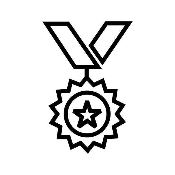 Ícone da Medalha de Ilustração — Fotografia de Stock