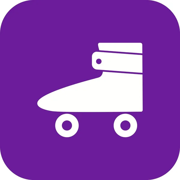 Illustratie roller skate icon — Stockfoto