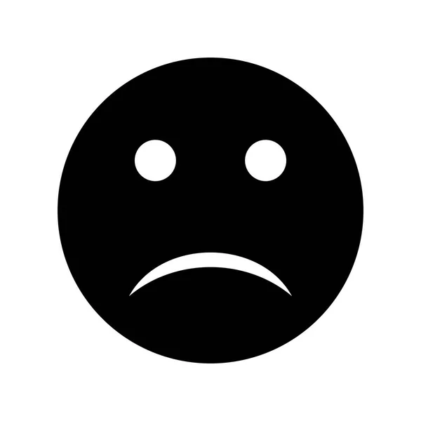 Ilustración Triste Emoji Icono — Foto de Stock