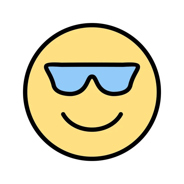 Illustration Cool Emoji Icon