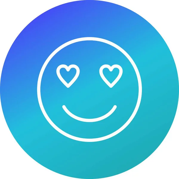 Illustration Love Emoji Icon