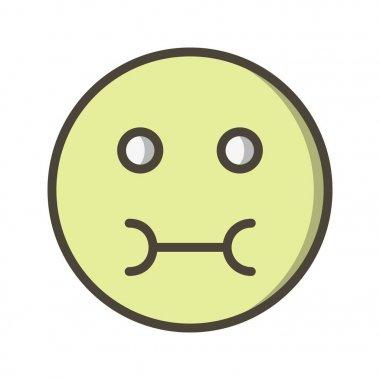 İllüstrasyon Hasta Emoji Simgesi