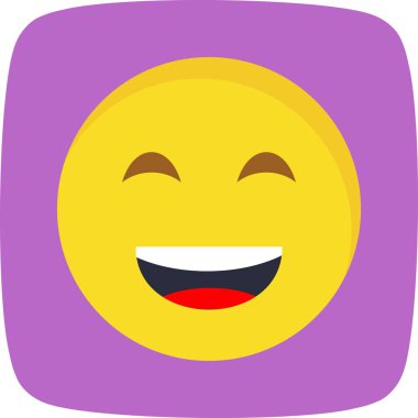 İllüstrasyon Lol Emoji Simgesi