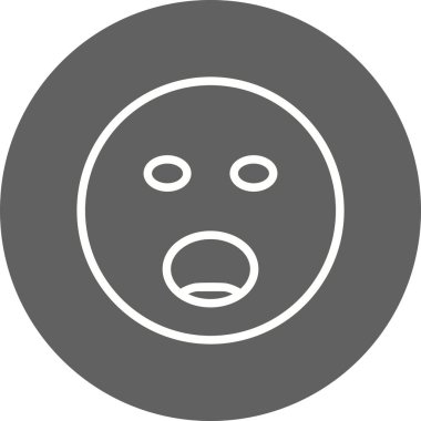 İllüstrasyon Bağıran Emoji Simgesi