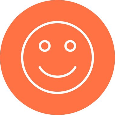 İllüstrasyon Mutlu Emoji Simgesi