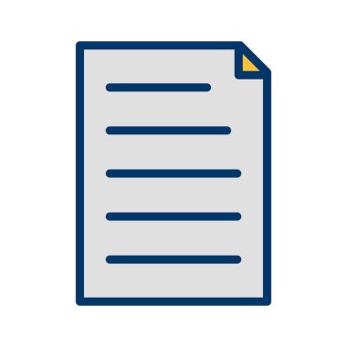 vektör belge simgesi