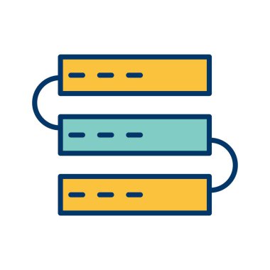 Vektör Sunucular Simgesi