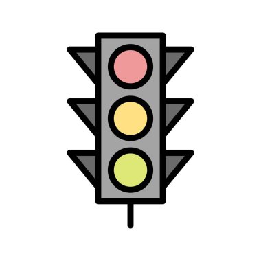İllüstrasyon Işık sinyalleri Simge