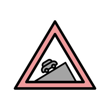 İllüstrasyon Dik tırmanış simgesi