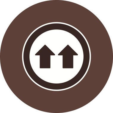 İllüstrasyon Yol Iconvector Ver Yol Simgesi ver