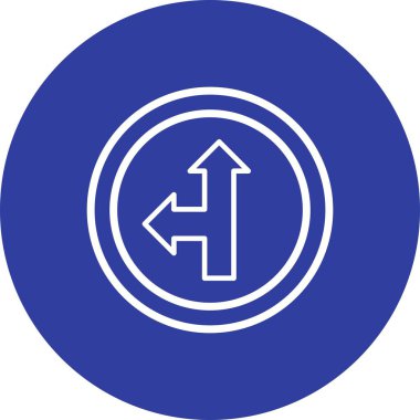 Resim Düz veya Sola Git Simgesi