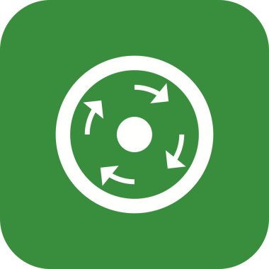 İllüstrasyon Zorunlu kavşak simgesi