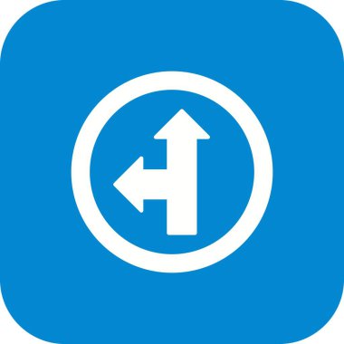 Resim Düz veya Sola Git Simgesi