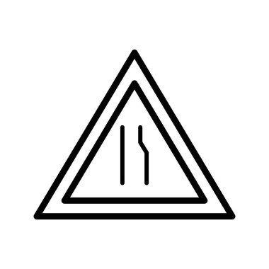 İllüstrasyon Çift Carriageway Ileri Simgesi