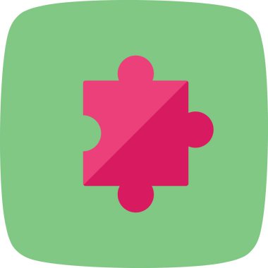 Vektör bulmaca parçası simgesi