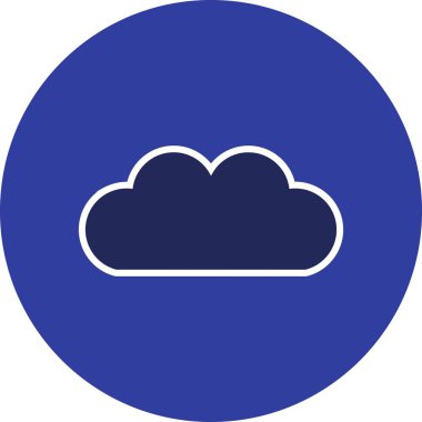 vektör bulut simgesi