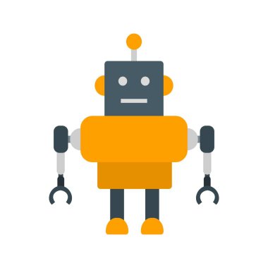 İllüstrasyon Robot Simgesi