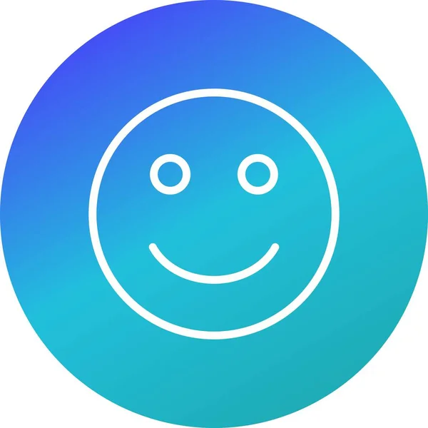 Illustration Happy Emoji Icône — Photo