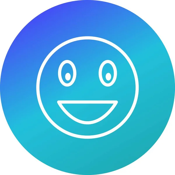 Illustration Rire Emoji Icône — Photo
