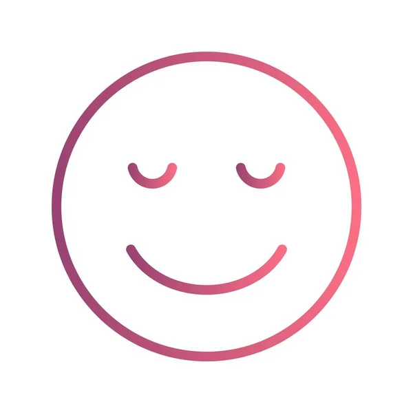 Illustration Calm Emoji Icon — Stock Photo, Image