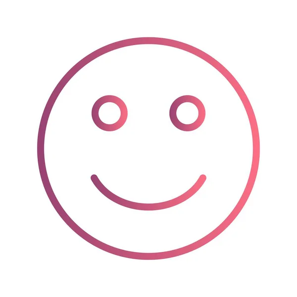 Illusztráció boldog Emoji Icon — Stock Fotó