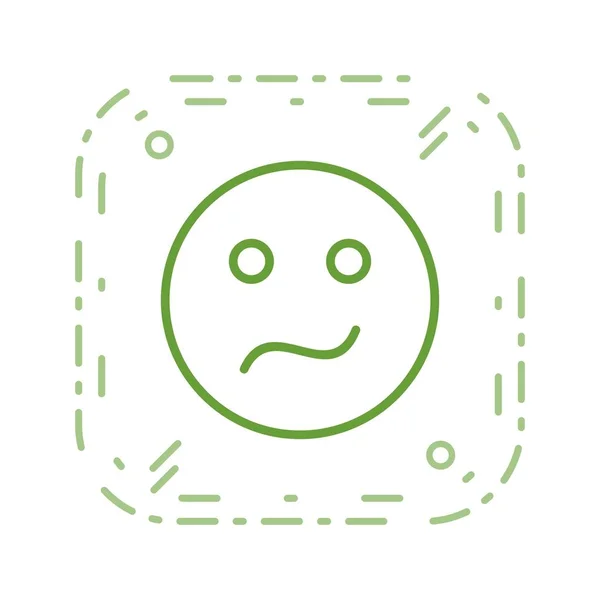 Illustration Confused Emoji Icon — Stock Photo, Image