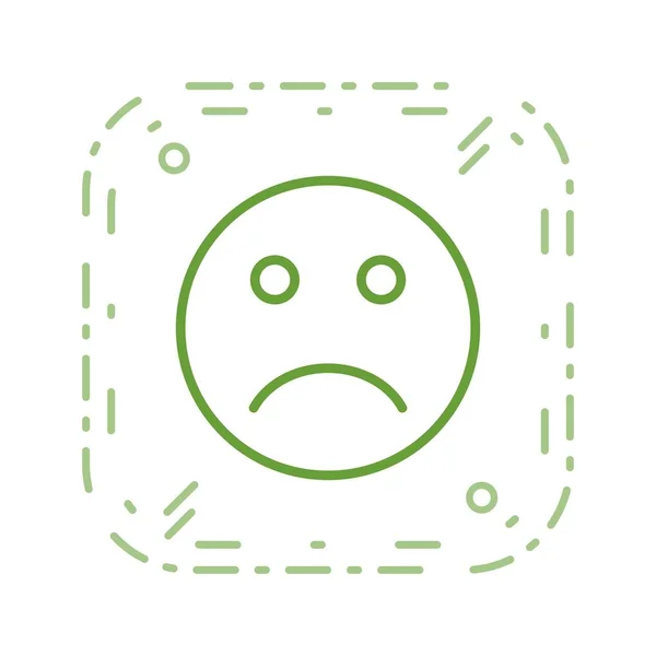 Illustration Sad Emoji  Icon — Stock Photo, Image